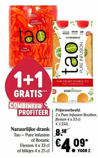 Delhaize Pure infusion rooibos aanbieding