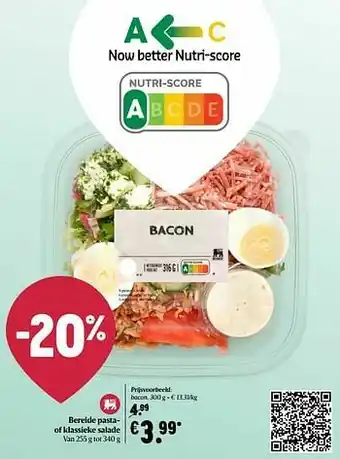 Delhaize Bacon aanbieding