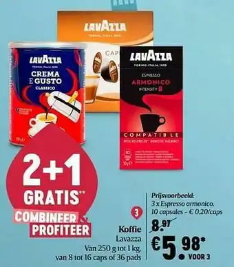 Delhaize Espresso armonico aanbieding