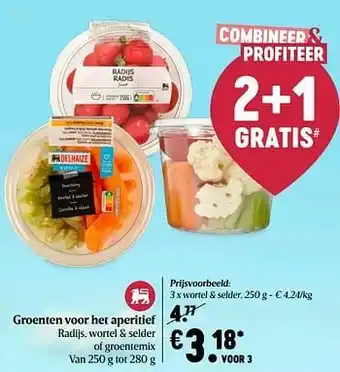 Delhaize Wortel + selder aanbieding