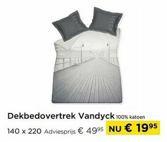 Molecule Dekbedovertrek vandyck 100% katoen aanbieding