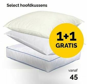 Beter Bed Select hoofdkussens aanbieding