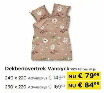 Molecule Dekbedovertrek vandyck 100% katoen satijn aanbieding