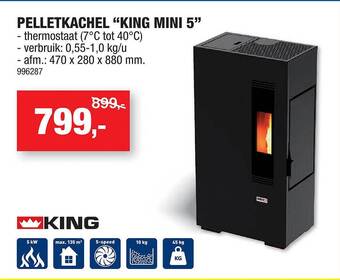 Hubo Pelletkachel aanbieding