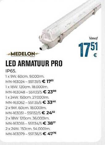 Meno Pro Medelon led armatuur pro aanbieding