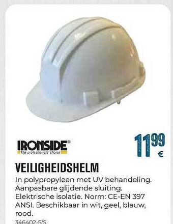 Ironside veiligheidshelm
