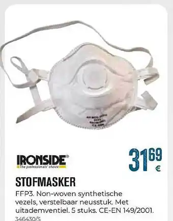 Meno Pro Ironside stofmasker aanbieding