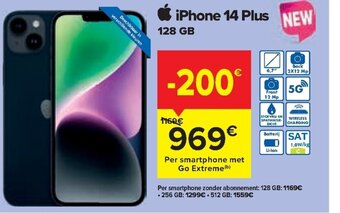 Carrefour iPhone 14 Plus 128GB aanbieding