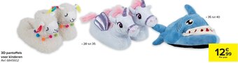 Carrefour 3D Pantoffels voor Kinderen aanbieding