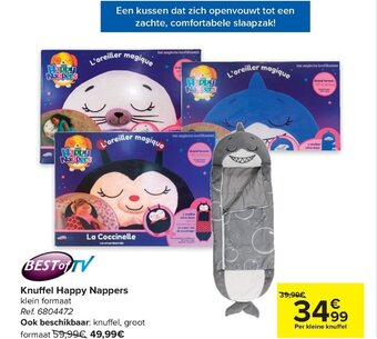 Carrefour Best of TV Knuffel Happy Nappers aanbieding