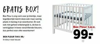 Baby-Dump Box fleur t.w.v. aanbieding