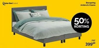 Beter Bed Boxspring ambra + cisano aanbieding