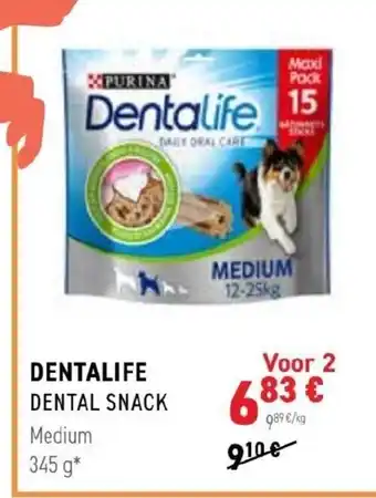 Tom&Co Dentalife Dental Snack Medium 345g aanbieding