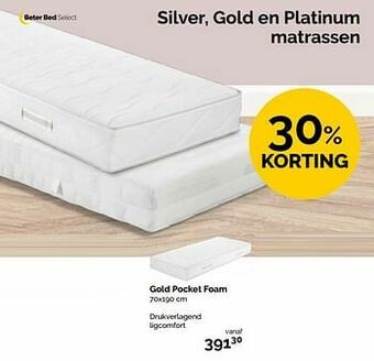 Beter Bed Gold pocket foam aanbieding