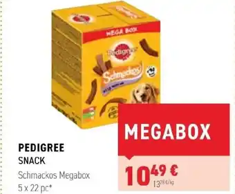 Pedigree Snack Schmackos Megabox 5 x 22pc
