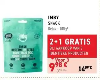 Imby Snack Relax 100g 2+1 Gratis