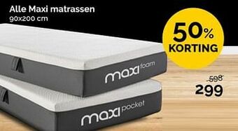 Beter Bed Alle maxi matrassen aanbieding