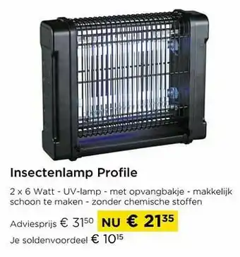 Insectenlamp profile