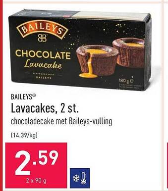 Baileys Lavacakes 2 St