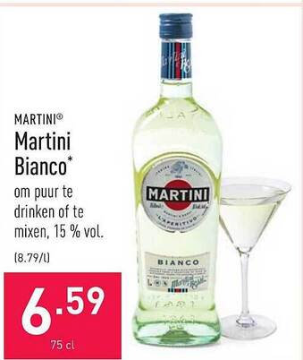 ALDI Martini Bianco 75cl aanbieding
