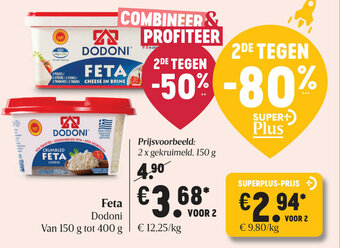 Delhaize Feta Dodoni aanbieding
