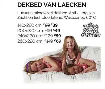 Sleepworld Dekbed van laecken aanbieding