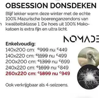 Obsession donsdeken
