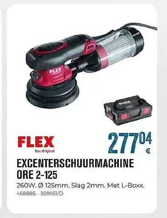 Meno Pro Flex excenterschuurmachine ore 2-125 aanbieding