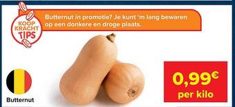 Carrefour Butternut aanbieding