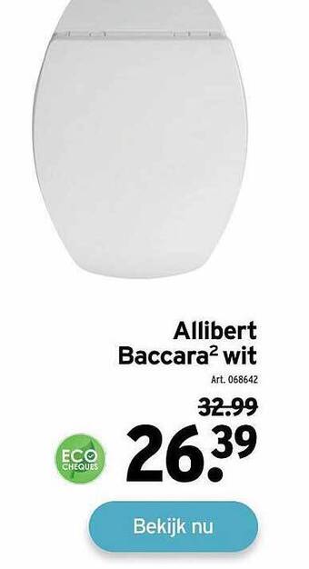 GAMMA Allibert baccara wit aanbieding