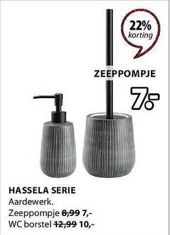 Jysk Hassela serie aanbieding