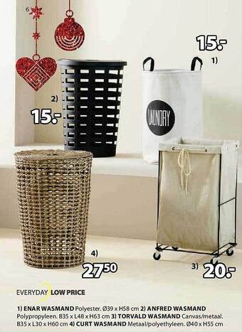 Jysk Wasmand aanbieding