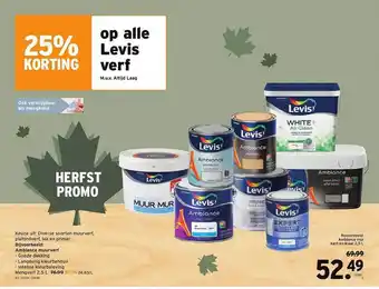 GAMMA Levis verf aanbieding