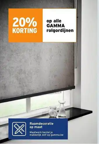 GAMMA Gamma rolgordijnen aanbieding