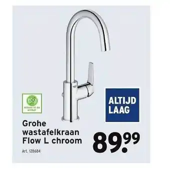 GAMMA Grohe wastafelkraan flow l chroom aanbieding