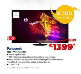 Exellent Panasonic oled aanbieding