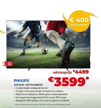 Exellent Philips uhd oled aanbieding