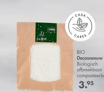 Bio decosneeuw biologisch afbreekbaar composteer