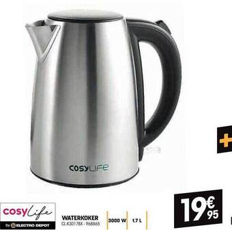 Electro Depot Cosy life waterkoker aanbieding