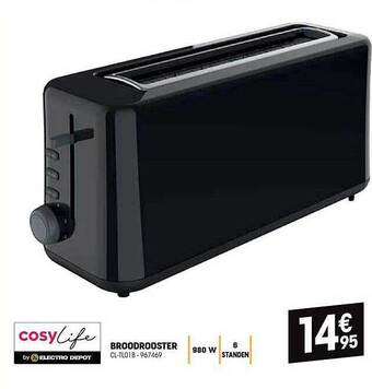 Electro Depot Cosy life broodrooster aanbieding