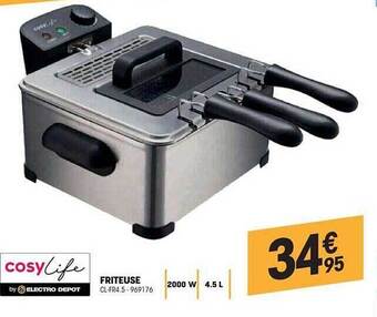 Electro Depot Cosy life friteuse aanbieding