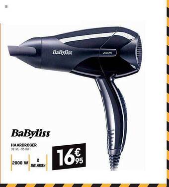 Electro Depot Babyliss haardroger aanbieding
