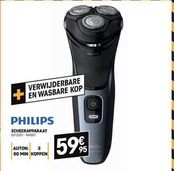 Electro Depot Philips scheerapparaat aanbieding