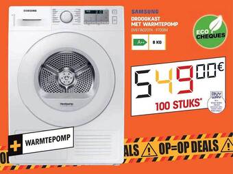 Electro Depot Samsung droogkast met warmtepomp aanbieding