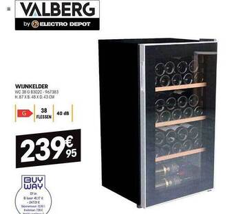 Electro Depot Valberg wijnkelder aanbieding