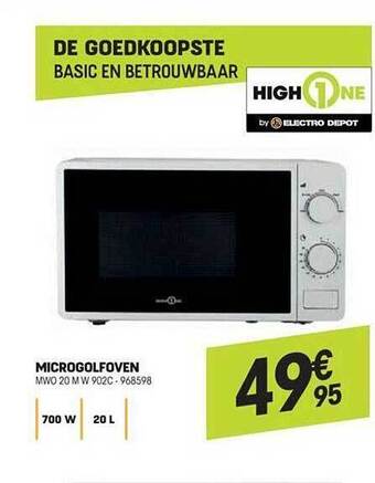 Electro Depot Microgolfoven aanbieding