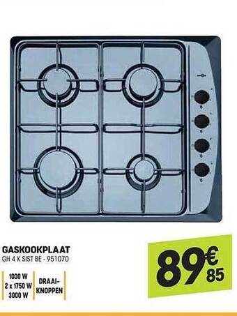 Electro Depot Gaskookplaat aanbieding