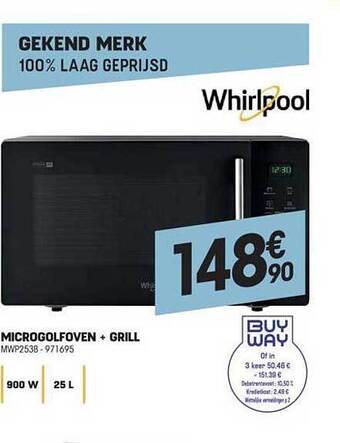 Whirlpool microgolfoven + grill