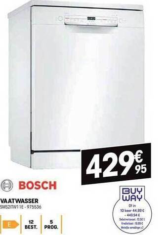 Electro Depot Bosch vaatwasser aanbieding