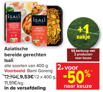 Carrefour Aziatische bereide gerechten Isali aanbieding